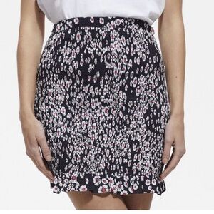 NWT $210 The kooples smocked floral skirt, super stretchy